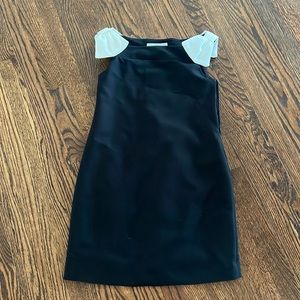 Black Zara dress with bows on sleeves